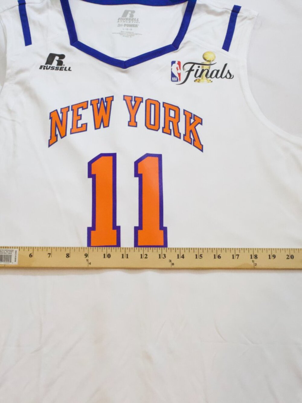 NEW Men's Knicks Jalen Brunson Blue NBA Finals Jersey Size Large - Picture 3 of 7
